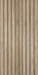 A rectangular panel featuring a vertical wood grain pattern in warm brown and beige tones, centered on a plain white background.