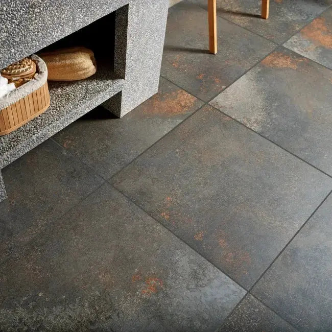 Ferrano Carbon Oxide Metal Effect Wall & Floor Tiles