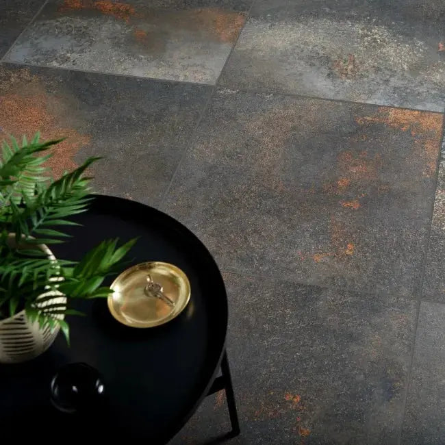 Ferrano Carbon Oxide Metal Effect Wall & Floor Tiles