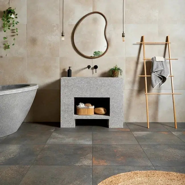 Ferrano Carbon Oxide Metal Effect Wall & Floor Tiles
