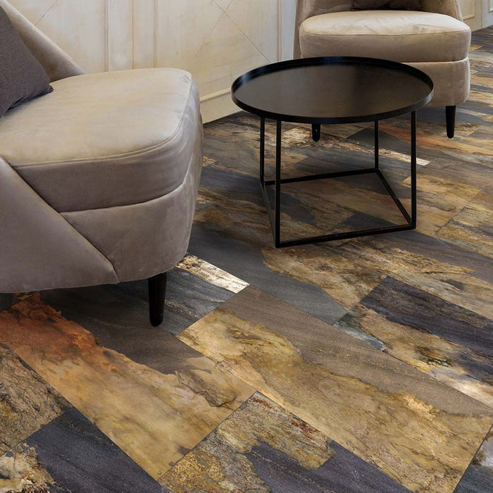 Bourgas Rustic Brown Matt  porcelain 308x610x10mm