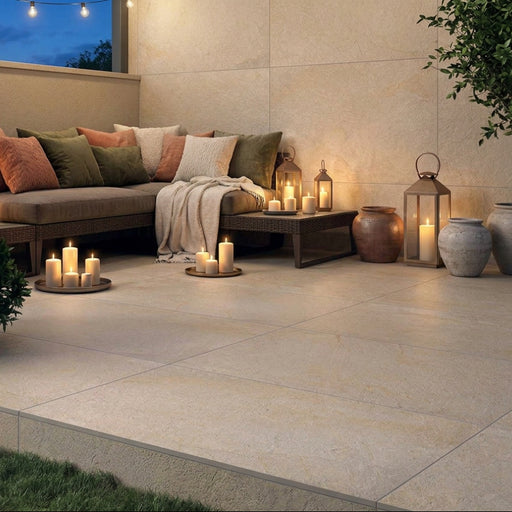 Sicily Summer Ash outdoor porcelain tile 60x90x2cm All tiles TILEJOB