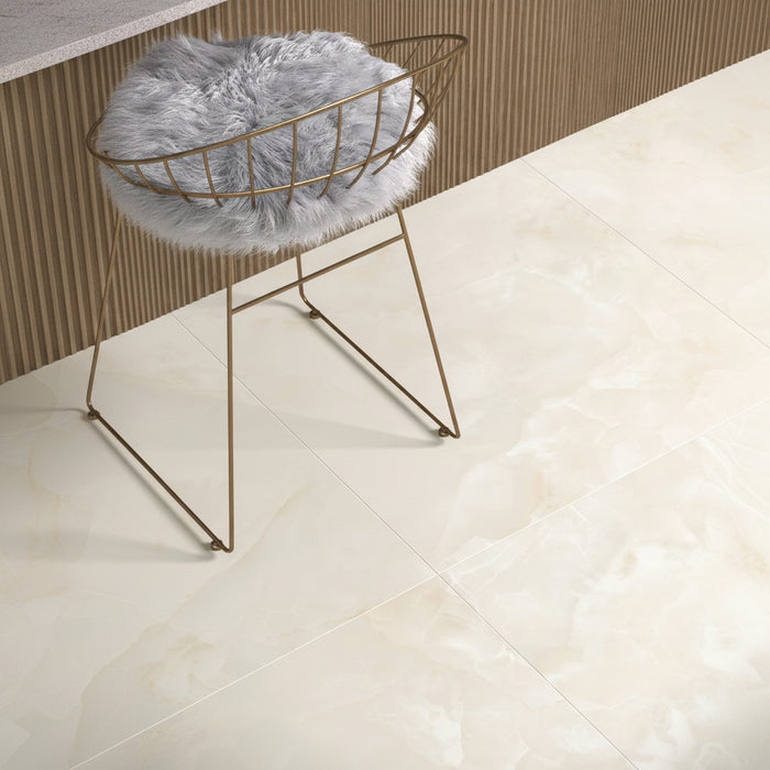 Infinity Perla onyx floor tile matt Large Format Porcelain 90x90cm