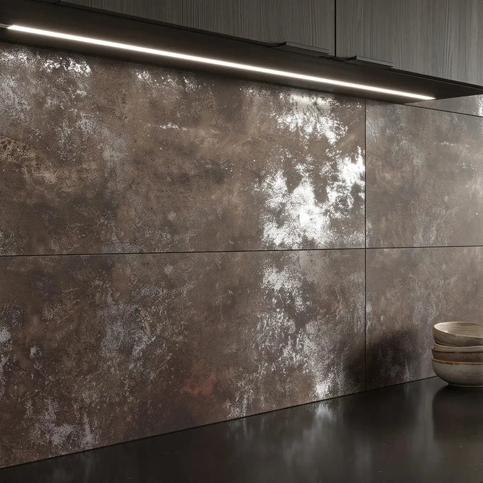 Scopello Brown Oxide Metal Effect Wall & Floor Tiles