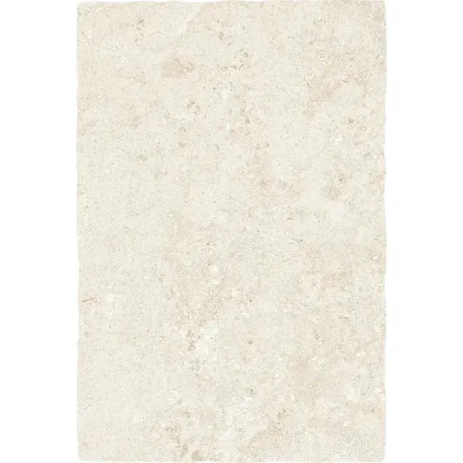 Yorkshire Antique Ivory Tumbled Effect Outdoor Porcelain Tiles cut sample TILEJOB.CO.UK