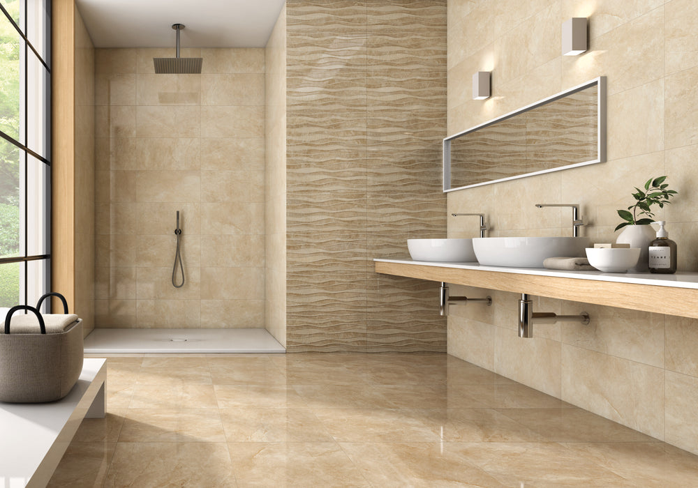 Pietra calda beige ceramic tiles 30x60cm