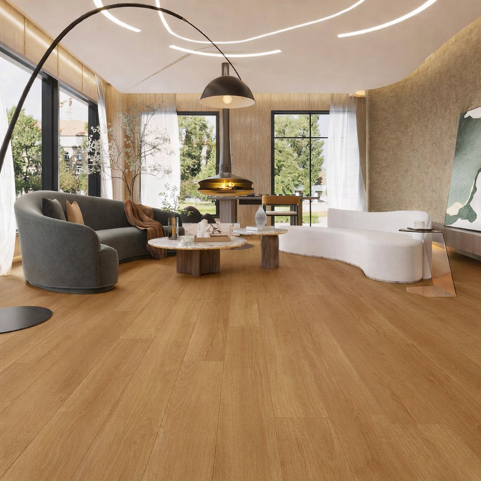 Nordic Oak Elite Engineered Wood Flooring HDF Long Length 20X185cm
