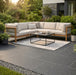 Black Matt Outdoor Porcelain Patio Tiles 60x90x2cm