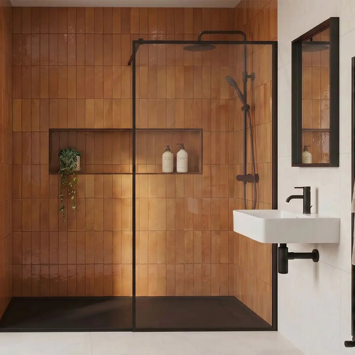 Cotto Umbria Honey Gloss Terracotta Effect Tiles 75x300mm