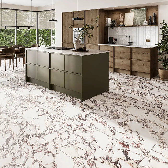 Calacatta Viola Novel Matte Porcelain Porcelain Tiles