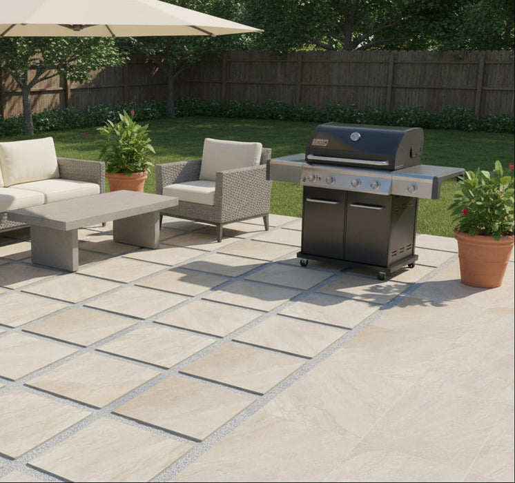 Francavilla Beige outdoor porcelain tiles 60x90x2cm All tiles TILEJOB