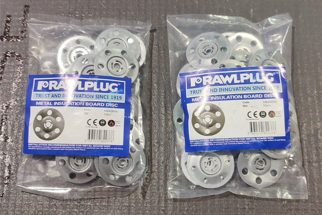 METAL WASHER DISCS 100 PACK 36mm