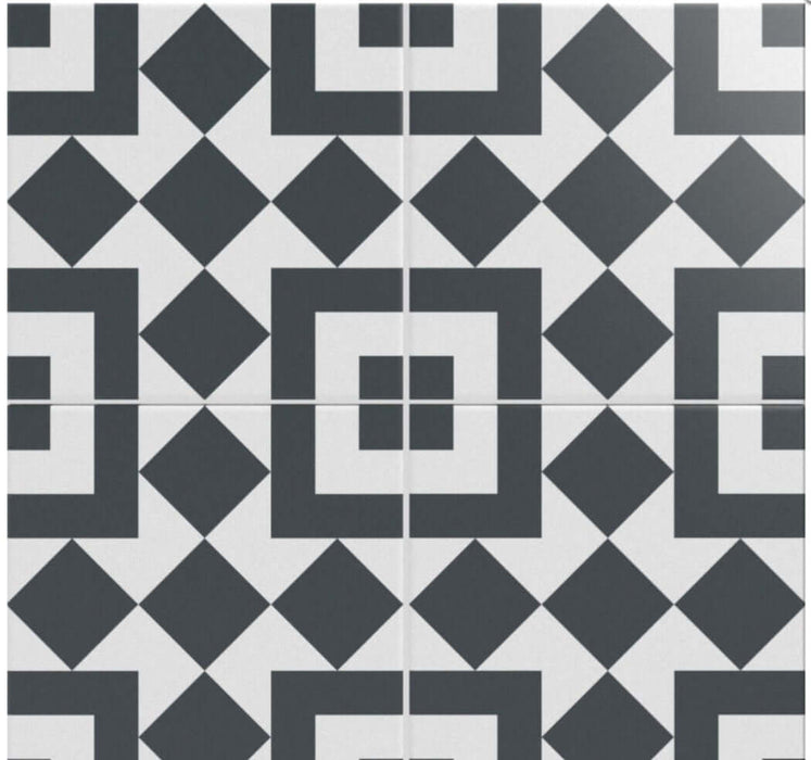 Blanconero Georgian Square porcelain 197x197x8mm TILEJOB