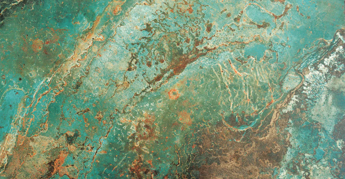 Kilimanjaro green metal porcelain 60x120cm