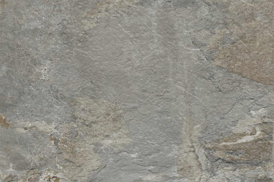 Rustic Slate gris Cut sample