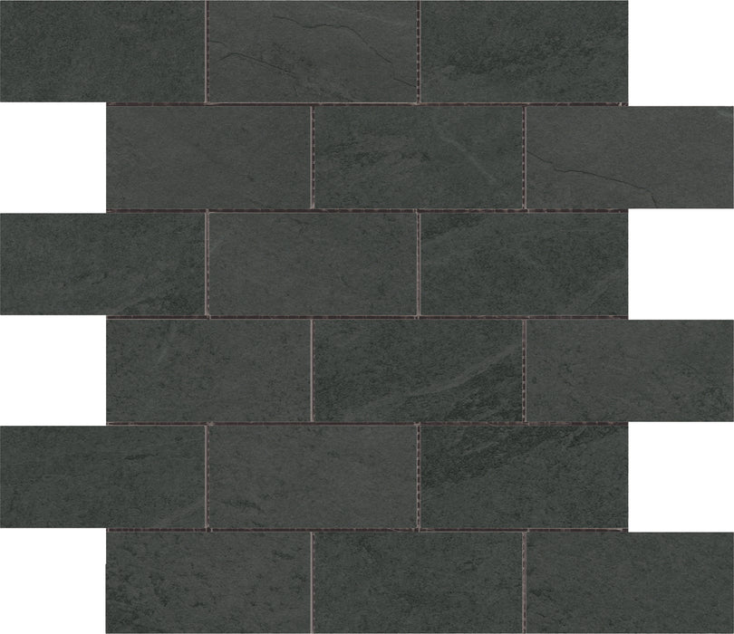 Brazilian brick mosaic balck 302x352mm