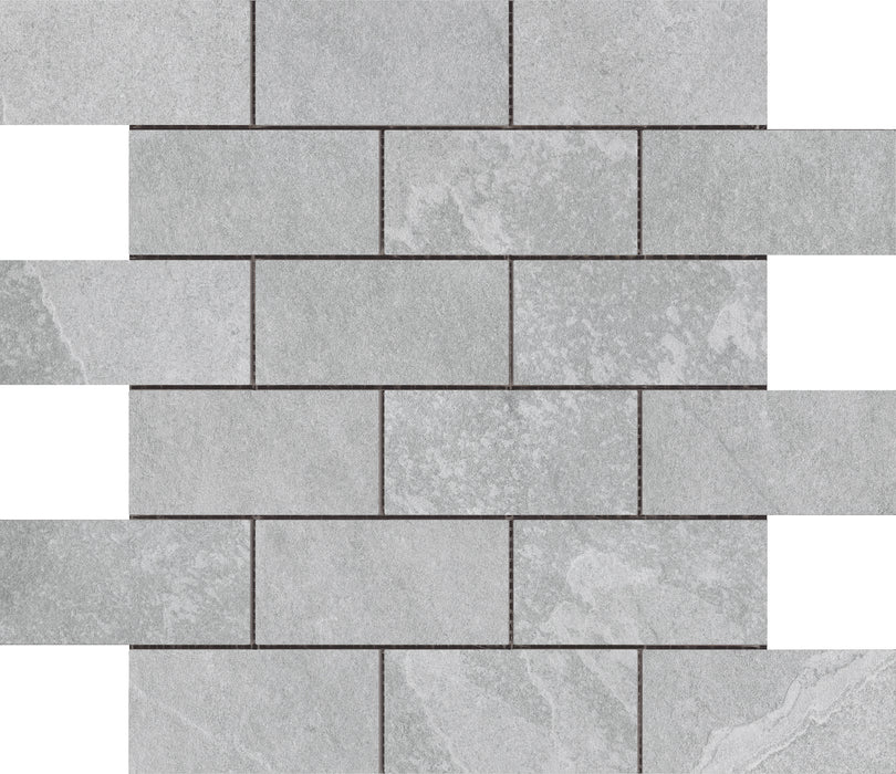 Brazilian brick mosaic grey 302x352mm