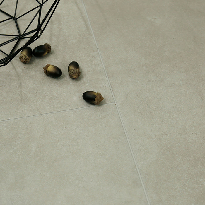 FIRMFIT Rigid Core Pre-Grouted Tiles Agate Limestone Stone LT 2463 Luxury Vinyl Flooring 405 X 810 mm
