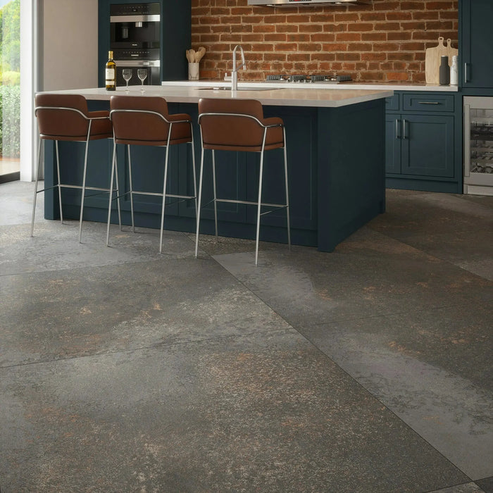 Ferrano Slate Grey Oxide Metal Effect Wall & Floor Tiles