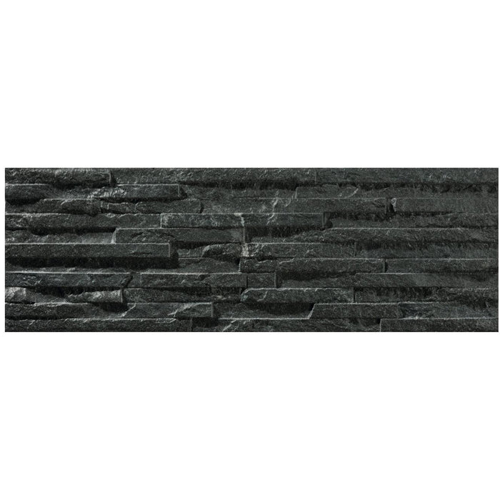 Natural Wall Decor Black Porcelain 17x52cm